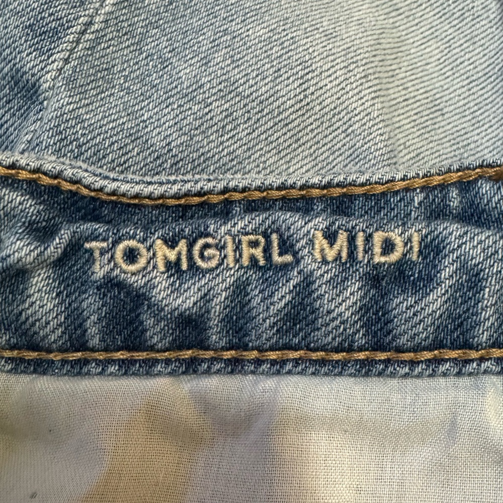 American Eagle Light Blue Denim Jean shorts - Picture 6 of 6